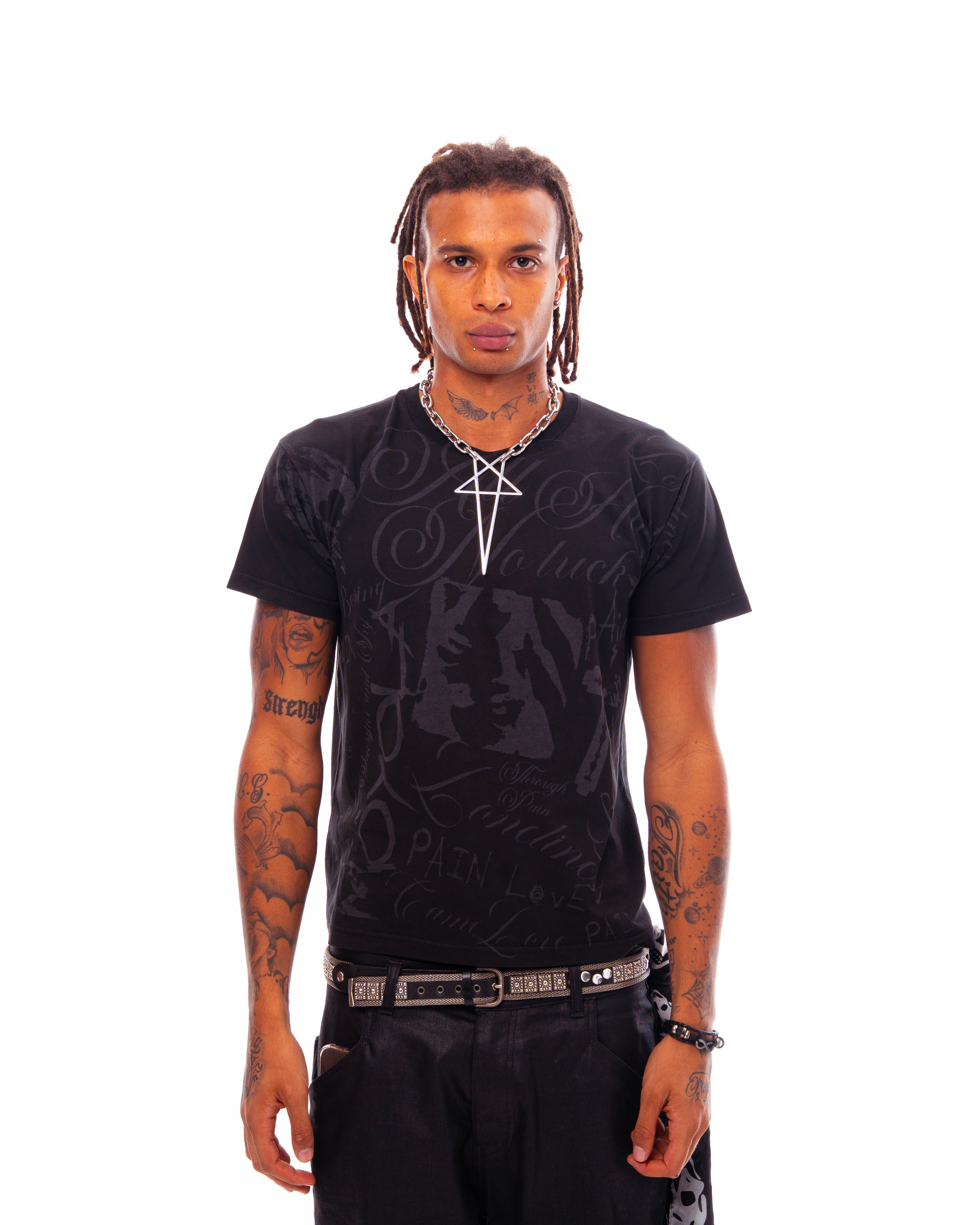 ALL HUSTLE NO LUCK TEE